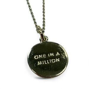 Kate Spade New York "One in a Million" “L” initial necklace 12k gold-plated